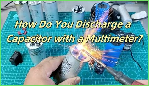 What does it mean to discharge a capacitor?